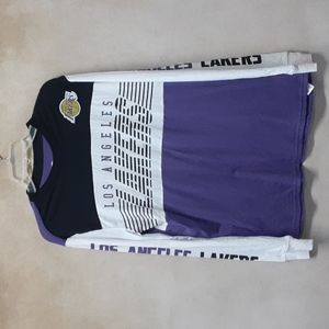 LA Lakers long sleeve jersey shirt size medium